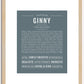 Ginny | Name Art Print