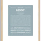 Ginny | Name Art Print