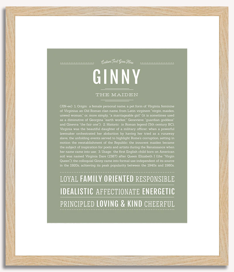 Ginny | Name Art Print