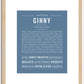 Ginny | Name Art Print