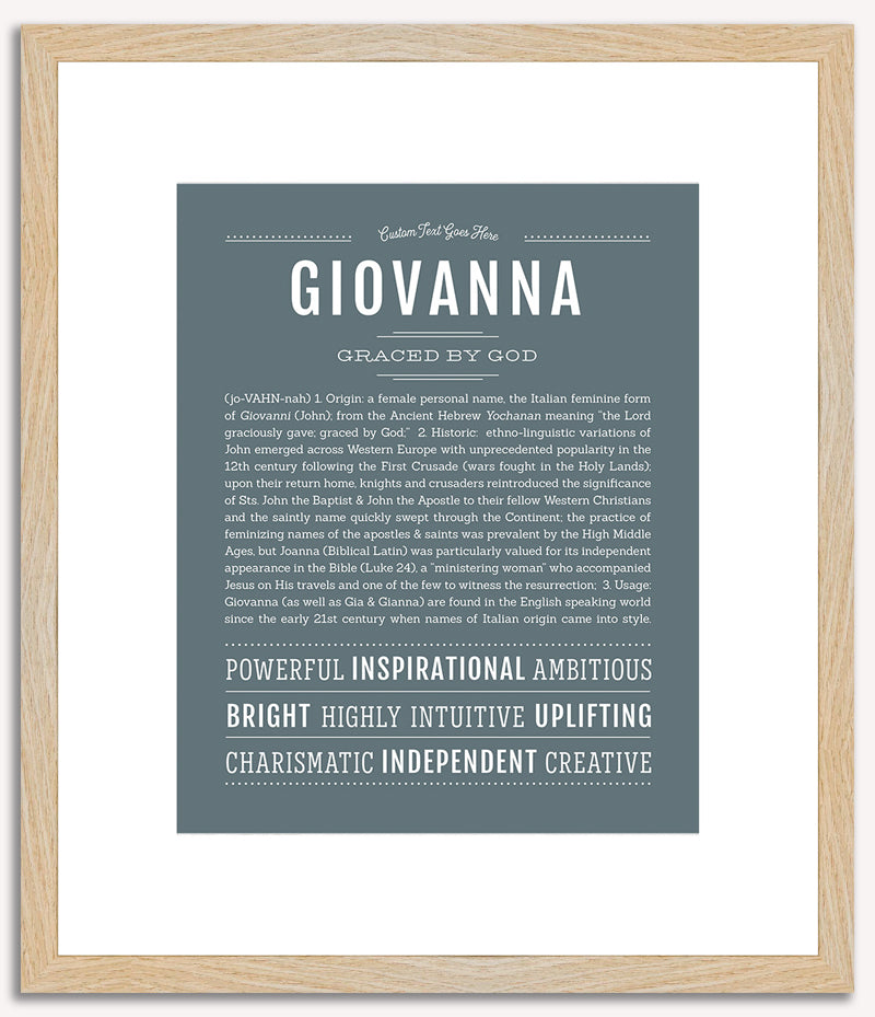 Giovanna | Name Art Print