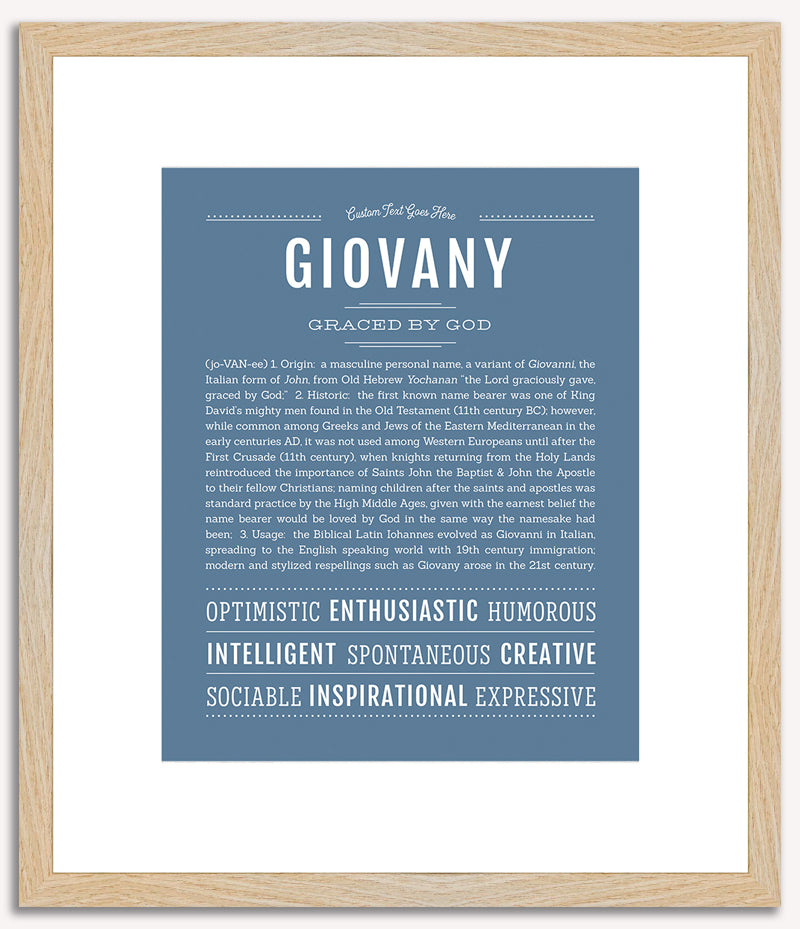 Giovany | Name Art Print