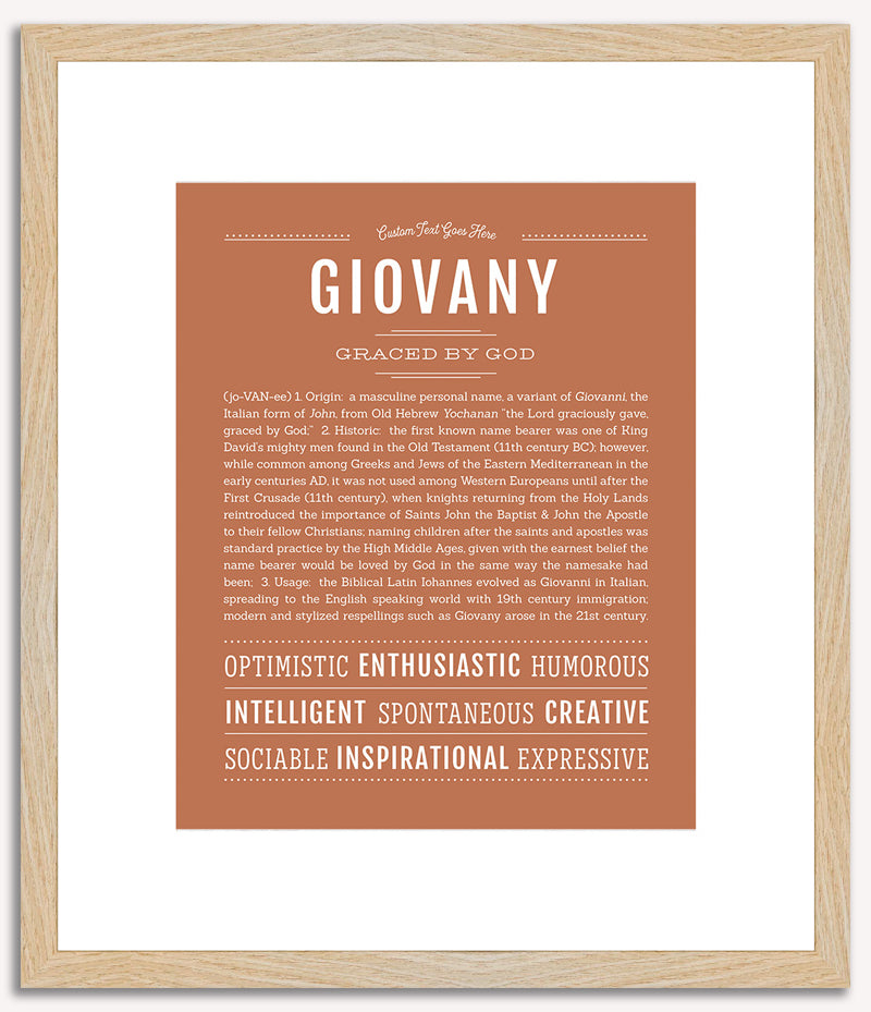 Giovany | Name Art Print