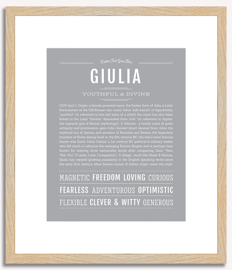 Giulia | Name Art Print