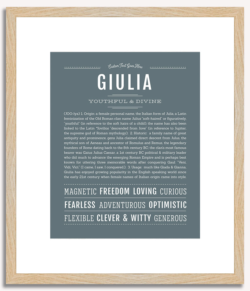 Giulia | Name Art Print