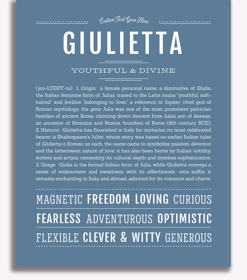Frame Options | Steele Blue | White Frame, Matted