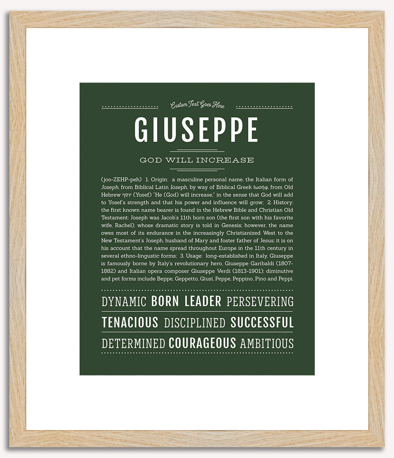 Giuseppe | Name Art Print