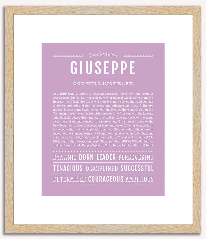 Giuseppe | Name Art Print