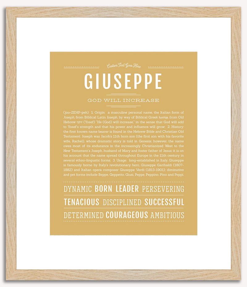 Giuseppe | Name Art Print