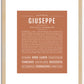 Giuseppe | Name Art Print