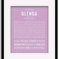 Frame Options | Lilac | Black Frame, Matted