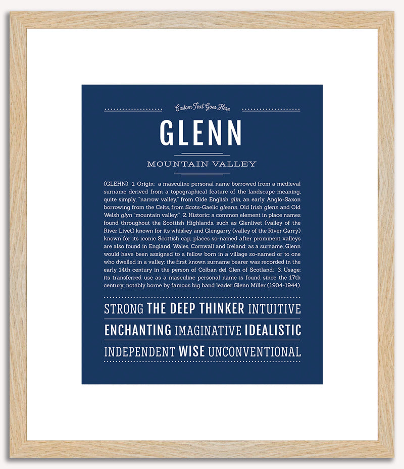 Glenn | Name Art Print