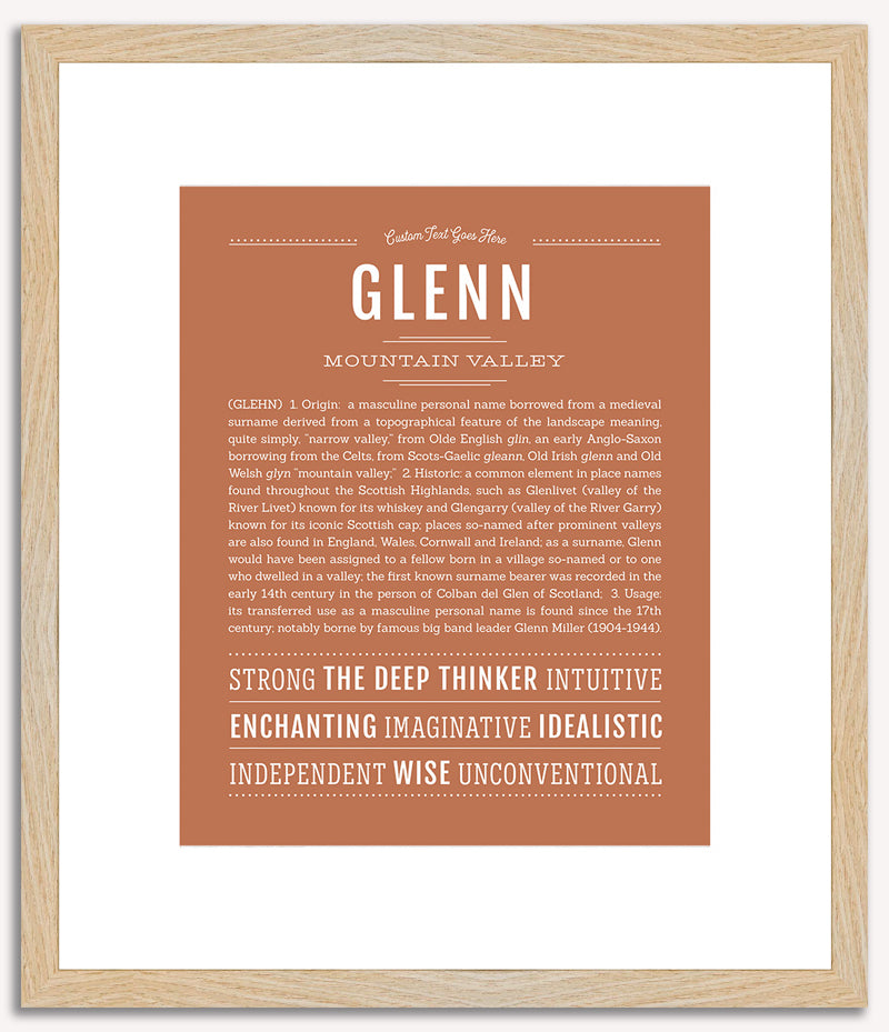 Glenn | Name Art Print