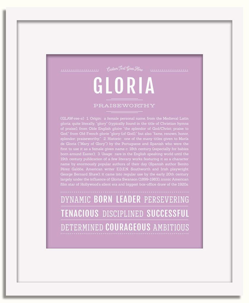 Frame Options | Lilac | White Frame, Matted