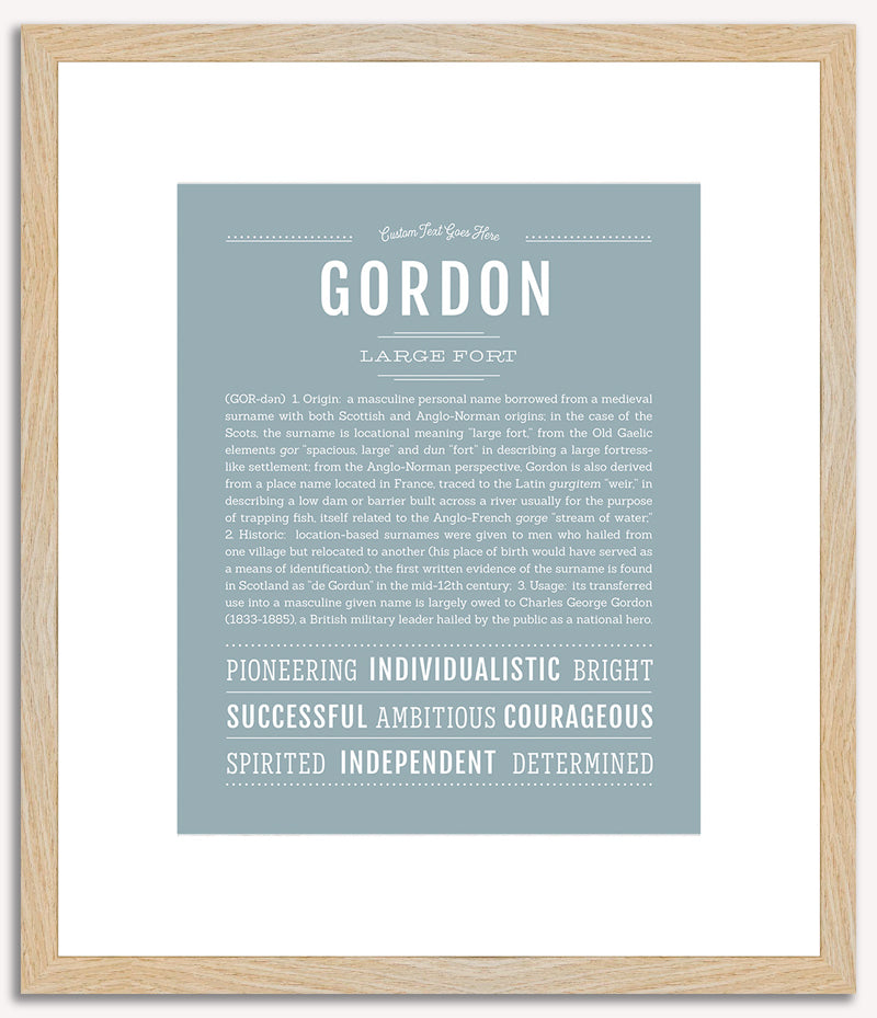 Gordon | Name Art Print