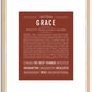 Grace | Name Art Print