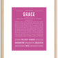 Grace | Name Art Print