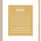 Grace | Name Art Print