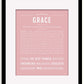 Frame Options | Dusty Rose | Black Frame, Matted