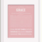 Frame Options | Dusty Rose | White Frame, Matted