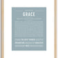 Grace | Name Art Print