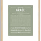 Grace | Name Art Print