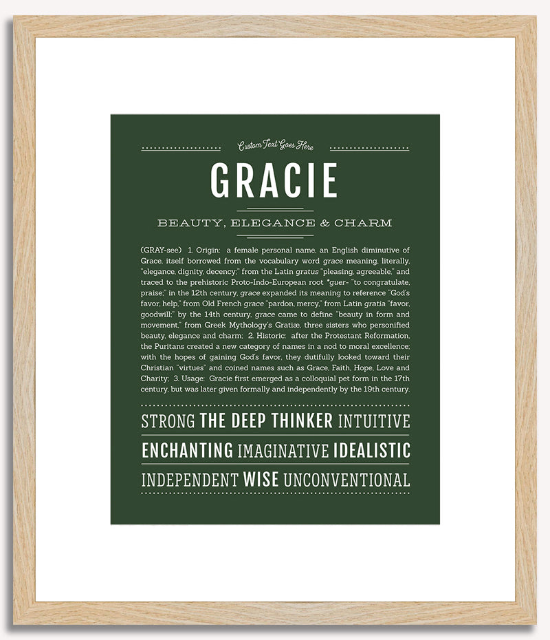 Gracie | Name Art Print