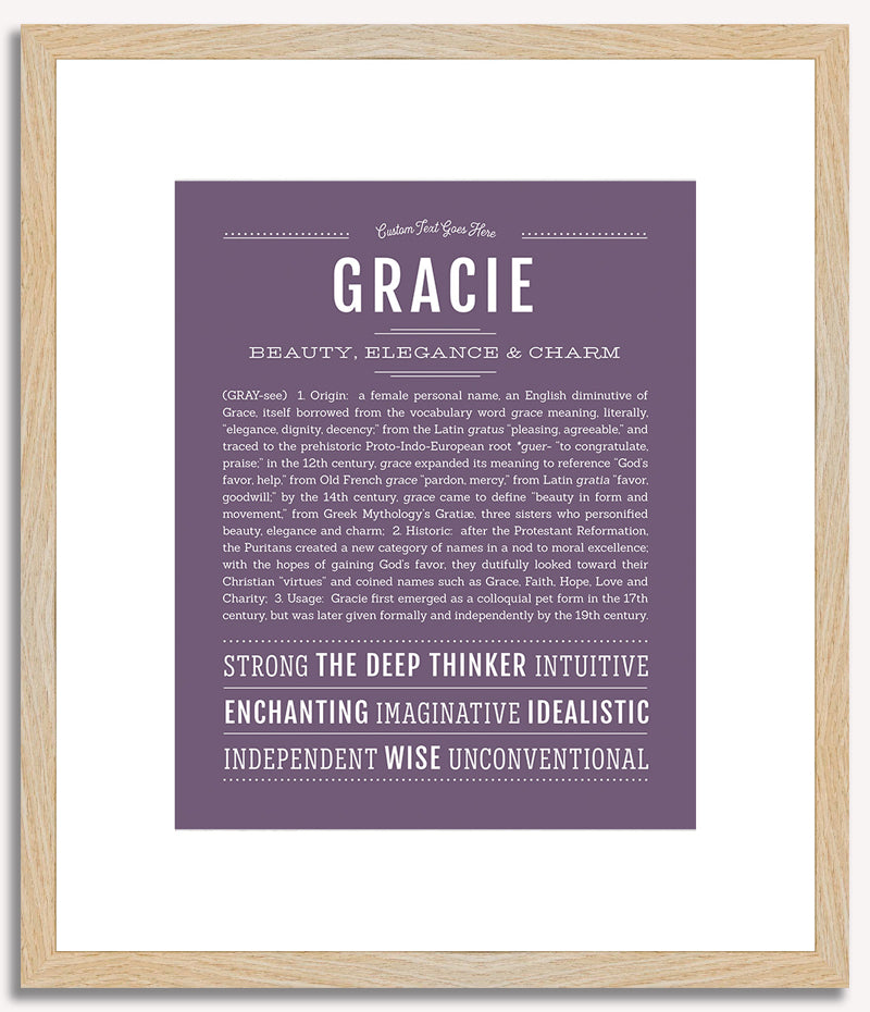 Gracie | Name Art Print