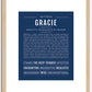 Gracie | Name Art Print