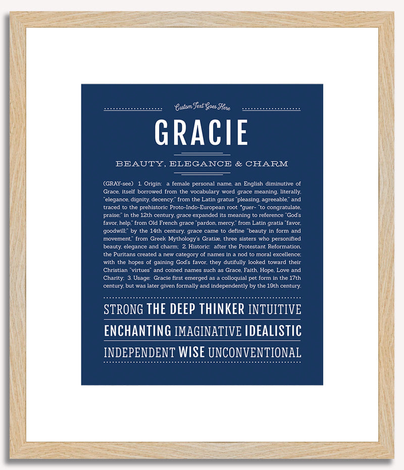 Gracie | Name Art Print