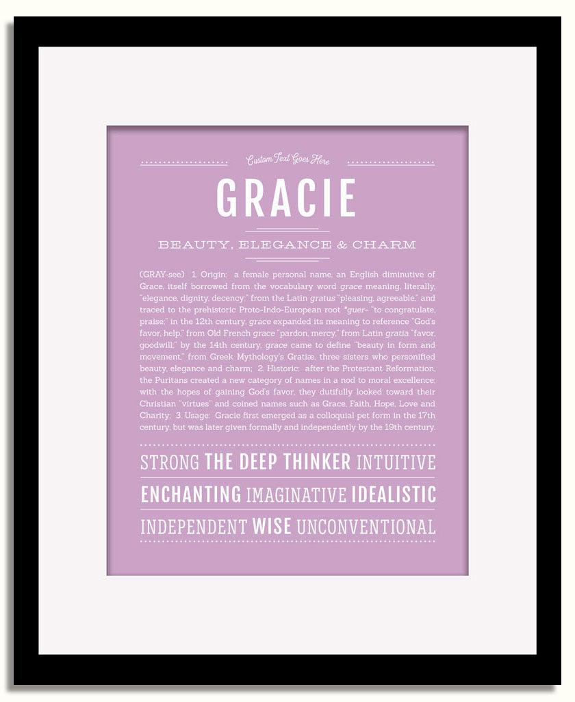 Gracie | Name Art Print - Personalized Custom Gifts – Name Stories