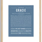 Gracie | Name Art Print