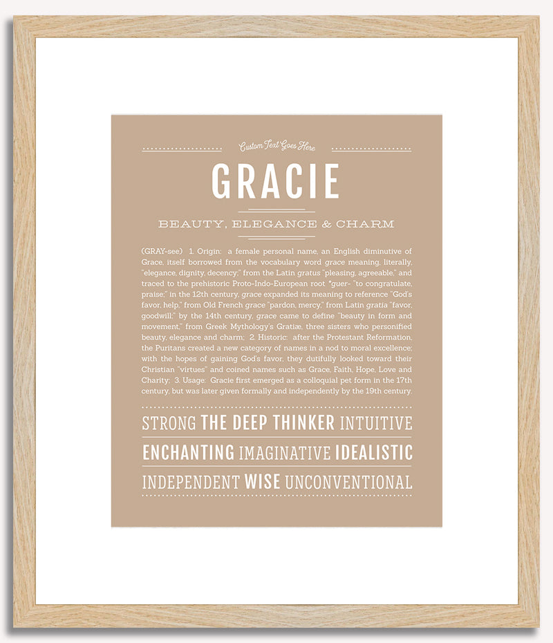 Gracie | Name Art Print