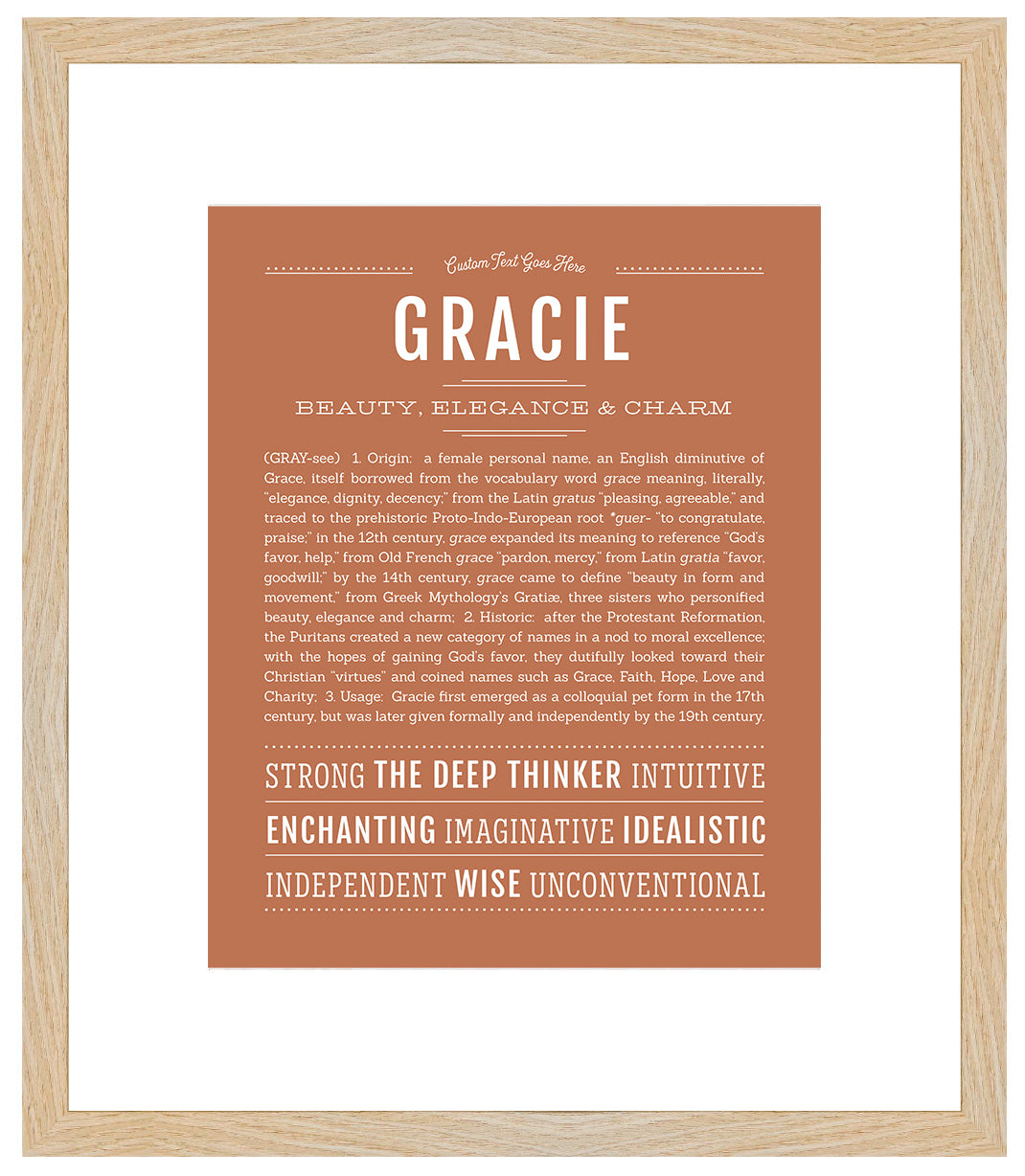 Gracie | Name Art Print