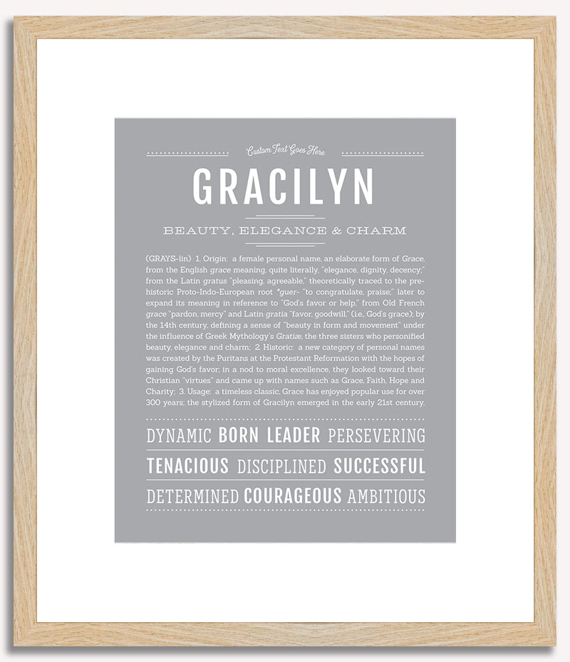 Gracilyn | Name Art Print