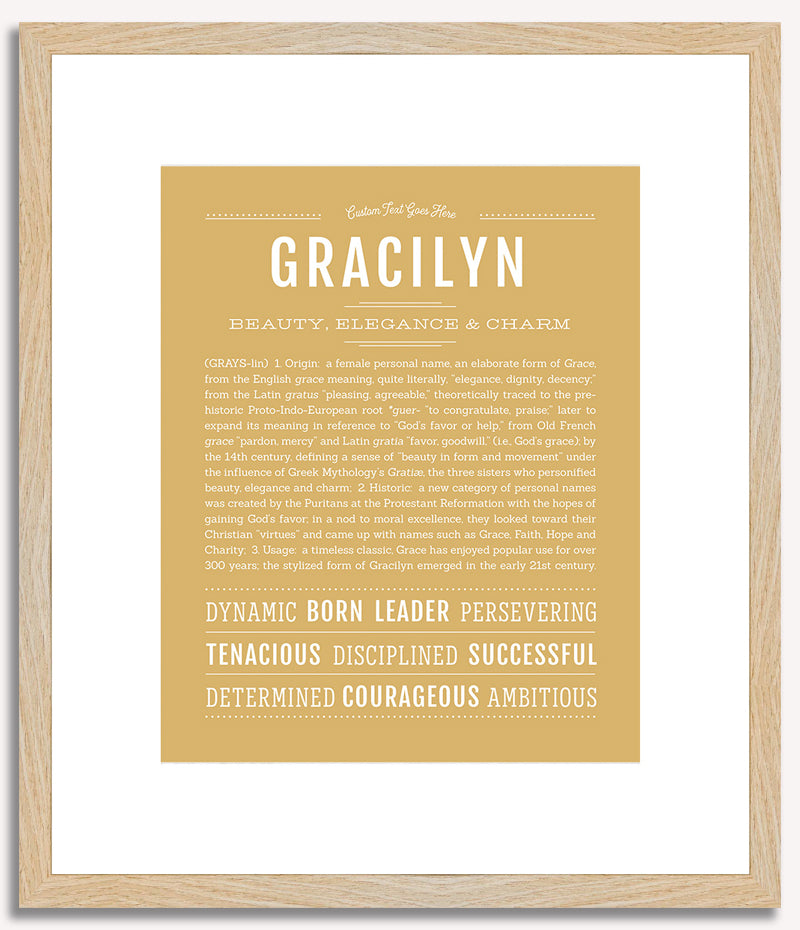 Gracilyn | Name Art Print