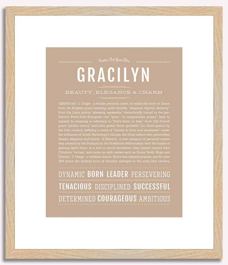 Gracilyn | Name Art Print