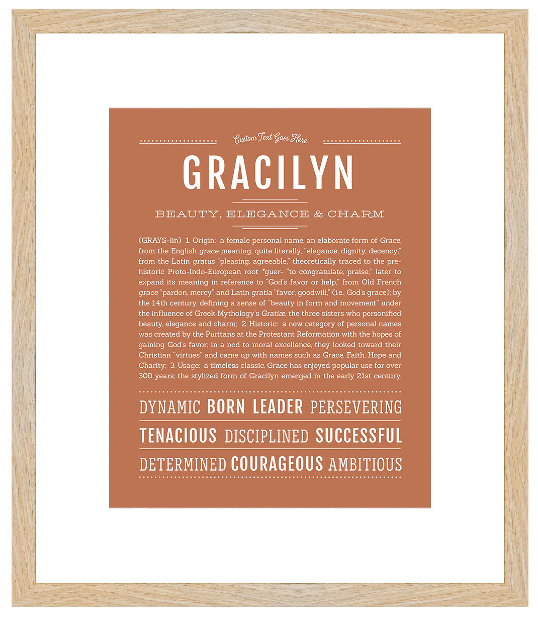 Gracilyn | Name Art Print