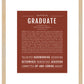 Graduate | Name Art Print