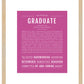 Graduate | Name Art Print