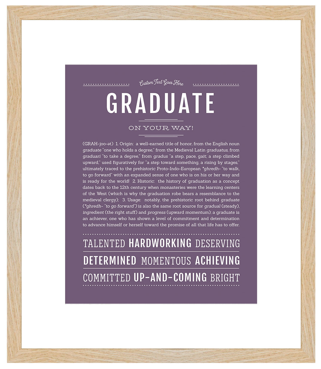 Graduate | Name Art Print