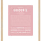 Graduate | Name Art Print