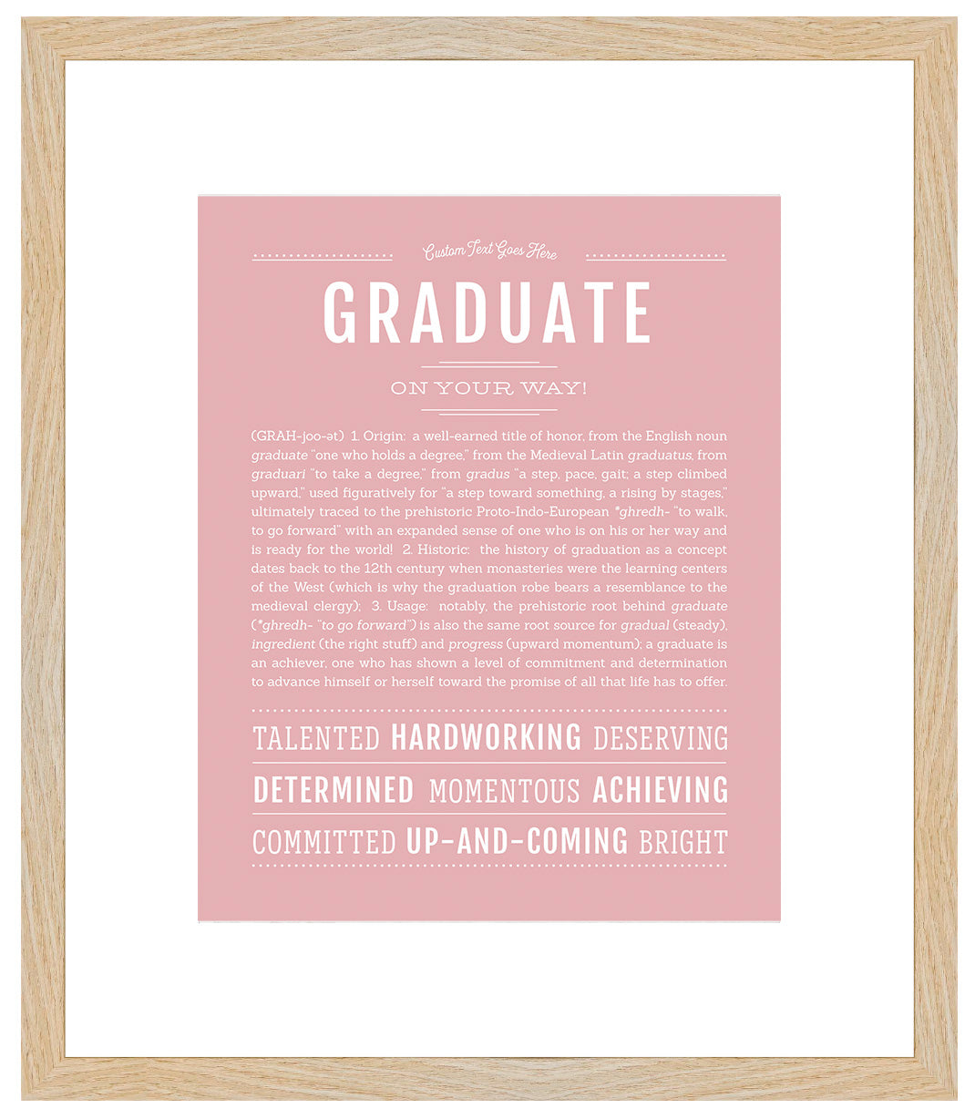 Graduate | Name Art Print