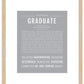 Graduate | Name Art Print