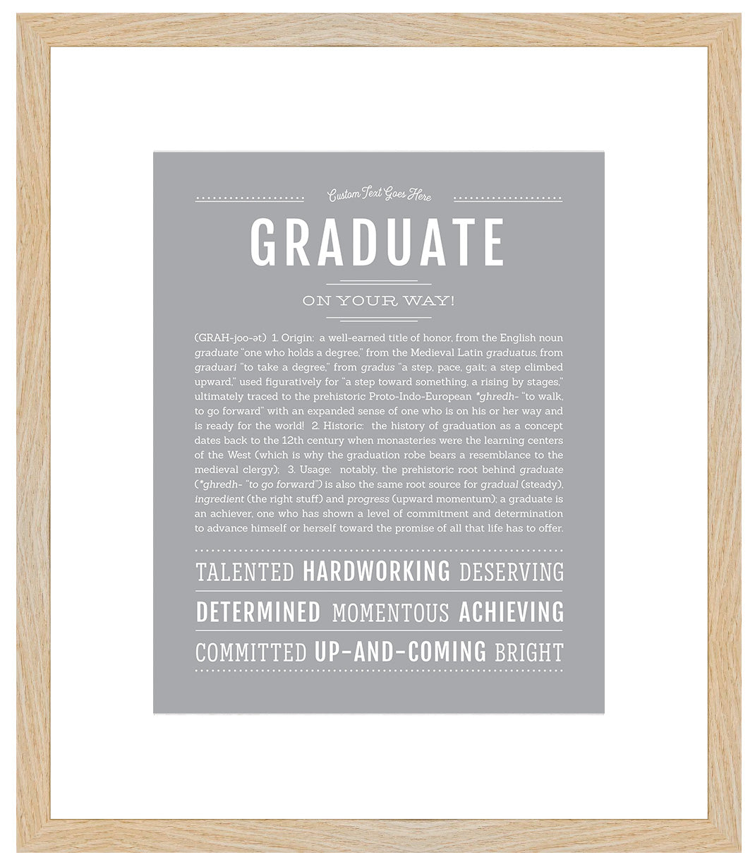 Graduate | Name Art Print