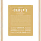 Graduate | Name Art Print