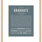 Graduate | Name Art Print