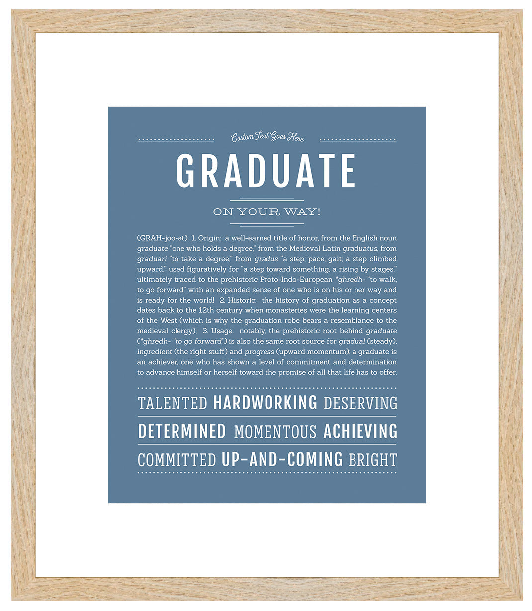 Graduate | Name Art Print