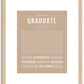 Graduate | Name Art Print