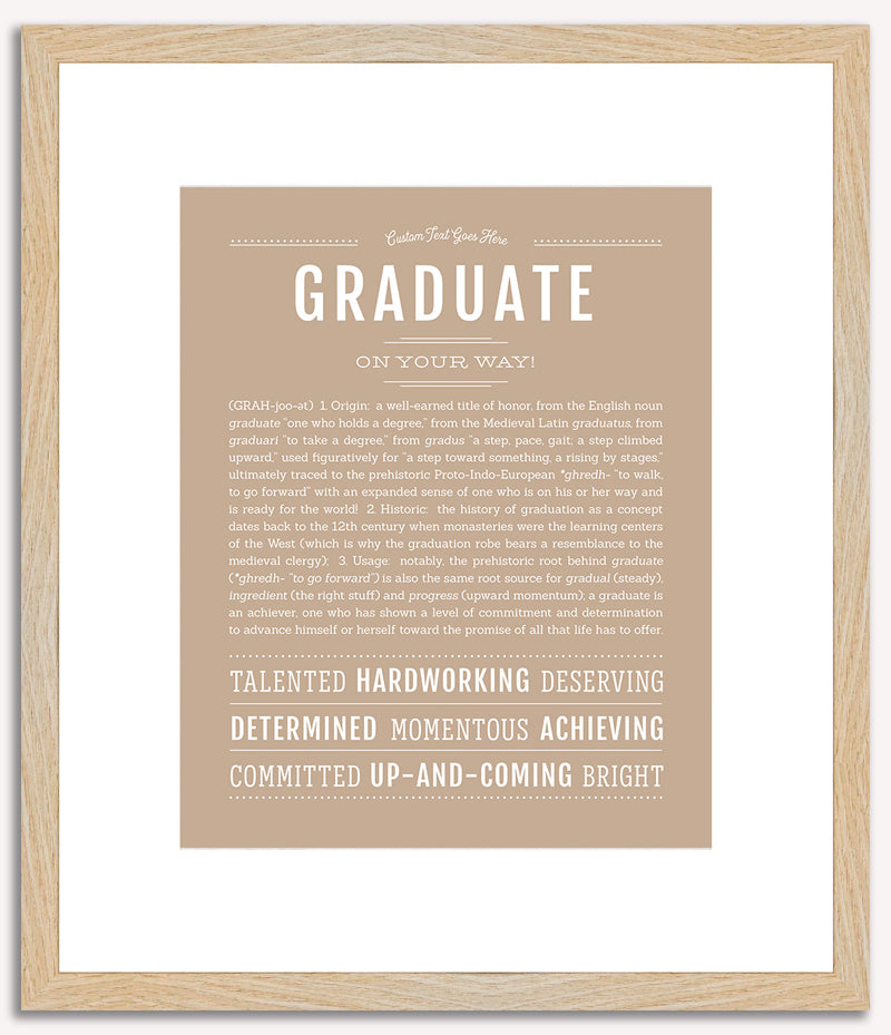 Graduate | Name Art Print